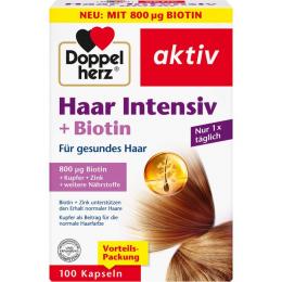 DOPPELHERZ Haar Intensiv+Biotin Kapseln 100 St. (58 g)