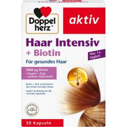 DOPPELHERZ Haar Intensiv+Biotin Kapseln 30 St. (17,4 g)