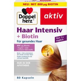 DOPPELHERZ Haar Intensiv+Biotin Kapseln 80 St.