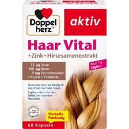 DOPPELHERZ Haar Vital+Zink+Hirse Kapseln 60 St. (69 g)