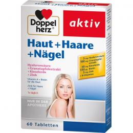 DOPPELHERZ Haut+Haare+Nägel Tabletten 60 St.