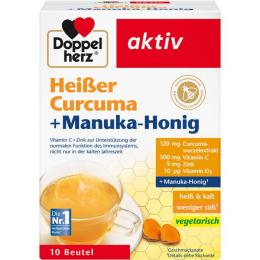 DOPPELHERZ heißer Curcuma+Manuka-Honig Granulat 10 St. (100 g)