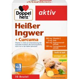 DOPPELHERZ heißer Ingwer+Curcuma Beutel 10 St. (100 g)