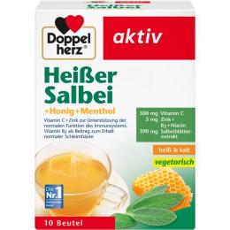 DOPPELHERZ heißer Salbei+Honig+Menthol Granulat 10 St. (150 g)