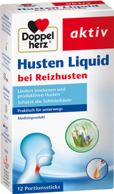 DOPPELHERZ Husten Liquid Sticks 12 St