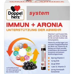 DOPPELHERZ Immun+Aronia system Ampullen 10 St. (250 ml)