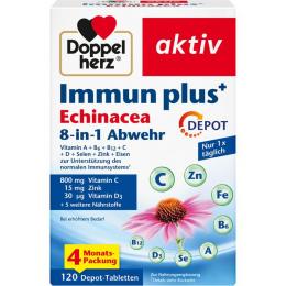 DOPPELHERZ Immun plus Echinacea Depot Tabletten 120 St. (172,8 g)