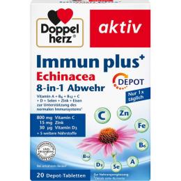 DOPPELHERZ Immun plus Echinacea Depot Tabletten 20 St. (28,8 g)