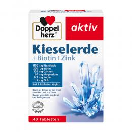 Ein aktuelles Angebot für Doppelherz Kieselerde+Biotin+Zink Tabletten 40 St Tabletten Haarausfall - jetzt kaufen, Marke Queisser Pharma GmbH & Co. KG.