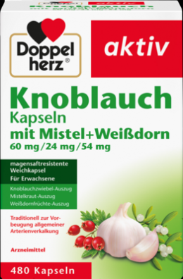 DOPPELHERZ Knobl.Kap.m.Mistel+Weidorn 60/24/54 mg 480 St