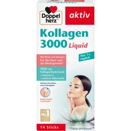 DOPPELHERZ Kollagen 3000 Liquid Sticks 14 St. (140 ml)