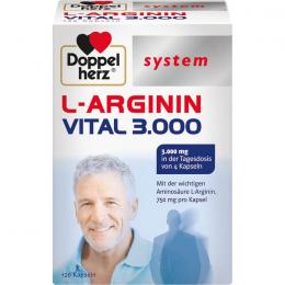 DOPPELHERZ L-Arginin Vital 3.000 system Kapseln 120 St.