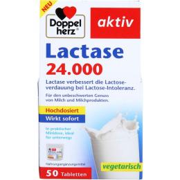 DOPPELHERZ Lactase 24.000 Tabletten 50 St.