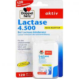 DOPPELHERZ Lactase 4.500 Tabletten 120 St.