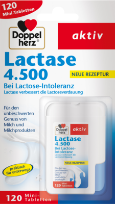 DOPPELHERZ Lactase 4.500 Tabletten 9.6 g