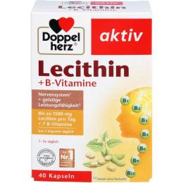 DOPPELHERZ Lecithin+B-Vitamine Kapseln 40 St. (41,6 g)