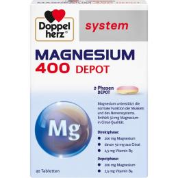 DOPPELHERZ Magnesium 400 Depot system Tabletten 30 St. (48 g)