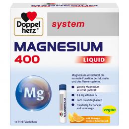 DOPPELHERZ Magnesium 400 Liquid system Trinkamp. 10 St Trinkampullen