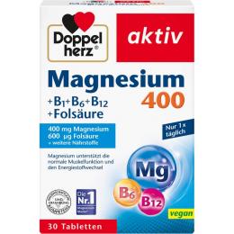 DOPPELHERZ Magnesium 400 mg Tabletten 30 St. (40,4 g)