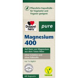 DOPPELHERZ Magnesium 400 pure Kapseln 60 St. (45,7 g)