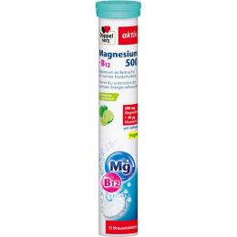 DOPPELHERZ Magnesium 500+B12 Brausetabletten 15 St. (97,5 g)