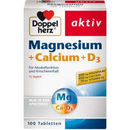 DOPPELHERZ Magnesium+Calcium+D3 Tabletten 100 St.