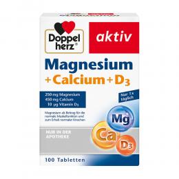 DOPPELHERZ Magnesium+Calcium+D3 Tabletten 100 St Tabletten