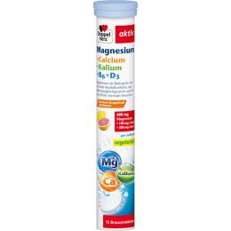 DOPPELHERZ Magnesium+Calcium+Kalium Brausetabl. 15 St. (100,5 g)
