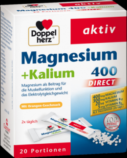 DOPPELHERZ Magnesium+Kalium DIRECT Portionsbeutel 38 g