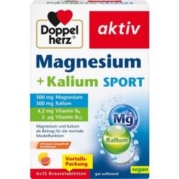DOPPELHERZ Magnesium+Kalium Sport Brausetabletten 90 St.