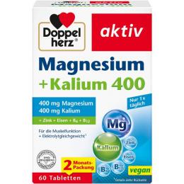 DOPPELHERZ Magnesium+Kalium Tabletten 60 St. (120 g)