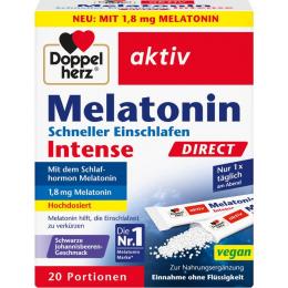 DOPPELHERZ Melatonin DIRECT Schneller Einschlafen 20 St. (17 g)