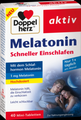 DOPPELHERZ Melatonin Tabletten 40 St