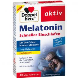DOPPELHERZ Melatonin Tabletten 40 St.