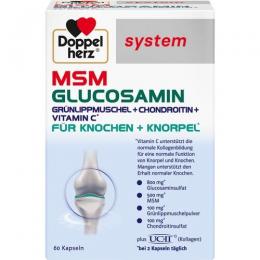 DOPPELHERZ MSM Glucosamin system Kapseln 60 St.