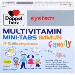 DOPPELHERZ Multivitamin Mini-Tabs family system 20 St. (30 g)