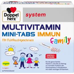DOPPELHERZ Multivitamin Mini-Tabs family system 50 St.