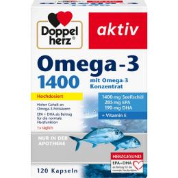 DOPPELHERZ Omega-3 1.400 Kapseln 120 St. (236,7 g)