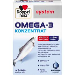 DOPPELHERZ Omega-3 Konzentrat system Kapseln 120 St. (158,6 g)