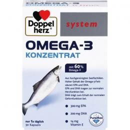 DOPPELHERZ Omega-3 Konzentrat system Kapseln 30 St.