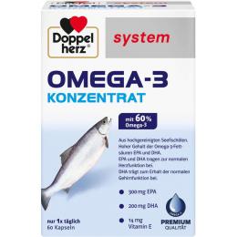 DOPPELHERZ Omega-3 Konzentrat system Kapseln 60 St. (79,3 g)