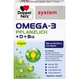 DOPPELHERZ Omega-3 pflanzlich system Kapseln 120 St. (105,6 g)