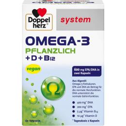 DOPPELHERZ Omega-3 pflanzlich system Kapseln 60 St. (52,8 g)