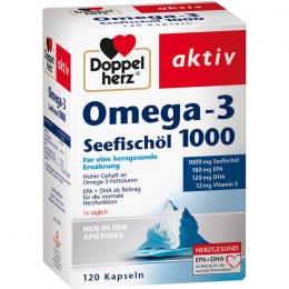 DOPPELHERZ Omega-3 Seefischöl 1000 Kapseln 120 St.