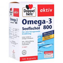 Ein aktuelles Angebot für DOPPELHERZ Omega-3 Seefischöl 800 aktiv Kapseln 120 St Kapseln Multivitamine & Mineralstoffe - jetzt kaufen, Marke Queisser Pharma GmbH & Co. KG.