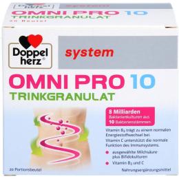 DOPPELHERZ Omni Pro 10 system Trinkgranulat 20 St. (30 g)