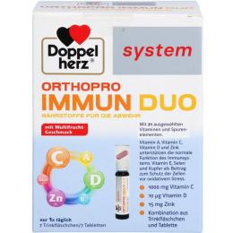 DOPPELHERZ Orthopro Immun Duo system Trinkampullen 7 St. (203 g)
