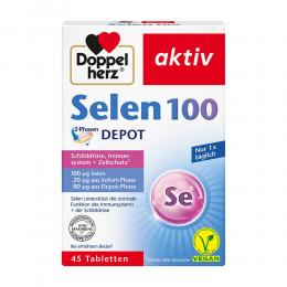 DOPPELHERZ Selen 100 2-Phasen Depot Tabletten 45 St Tabletten