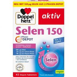 DOPPELHERZ Selen 150 2-Phasen Depot Tabletten 45 St. (34,3 g)