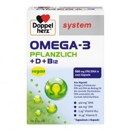 Doppelherz system Omega-3 pflanzlich 120 St Kapseln